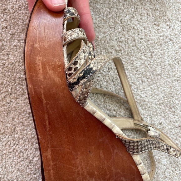 Alexandre Birman Python wedges - Picture 11 of 11